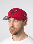 Бейсболка MITCHELL NESS арт. HP14041-CBURED1 Chicago Bulls NBA (красный)